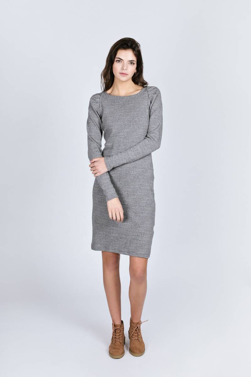 Rib-strick-Kleid von shopwonderland