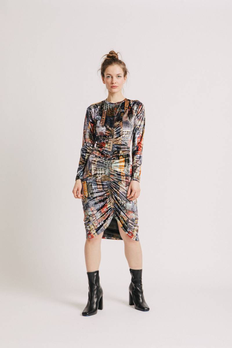 Samt-Kleid von shopwonderland