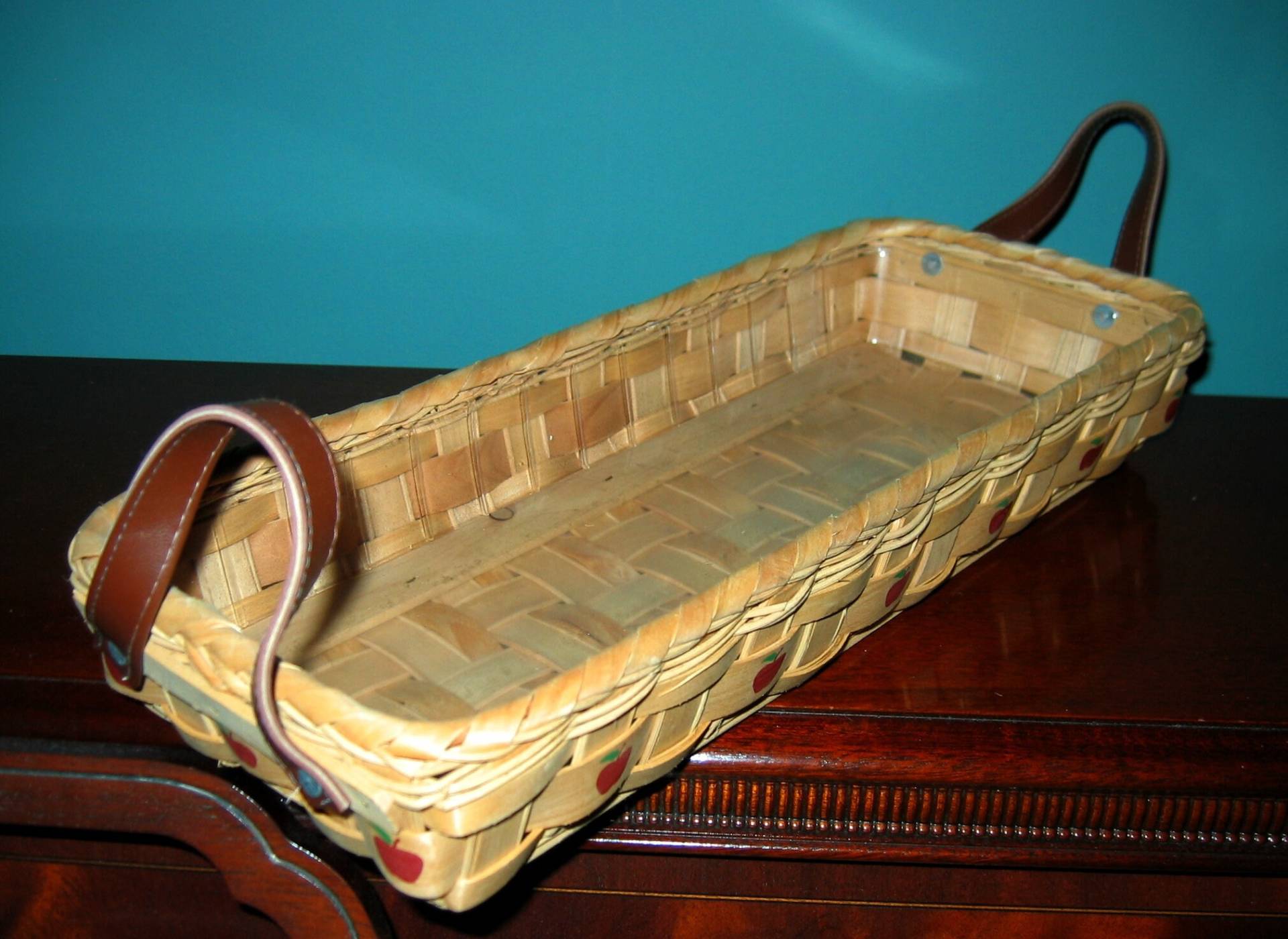 "Taskets Renaissance "Applewood" Großer Brotkorb Mit Vinyl-Einlage 16 "Lang" "Taskets Renaissance "Applewood" Großer Brotkorb Mit Vinyl-Einlage 16 "Lang" von shoretrader