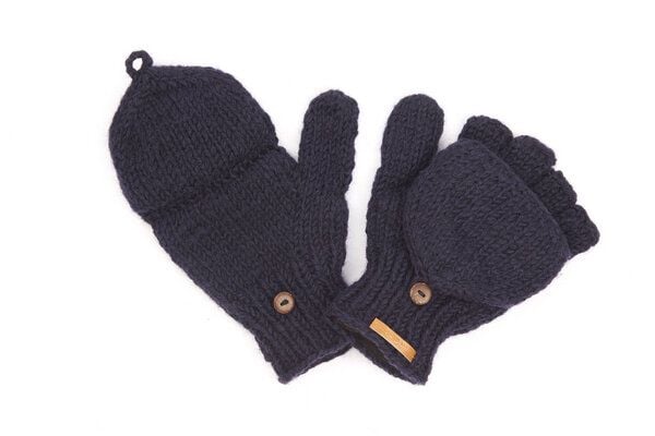 short'n'pietz Schurwollhandschuhe, handgestrickt von short'n'pietz