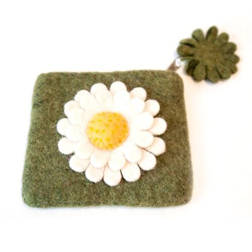 short'n'pietz handgefilztes Portemonnaie  mit Reißverschluß von short'n'pietz