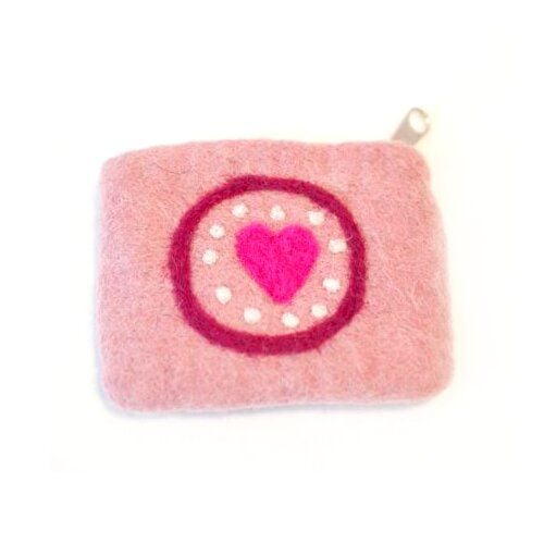 short'n'pietz handgefilztes Portemonnaie mit Reißverschluß von short'n'pietz