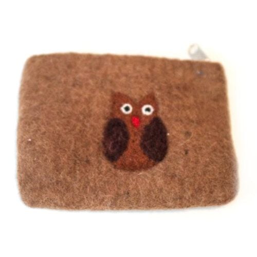 short'n'pietz handgefilztes Portemonnaie  mit Reißverschluss von short'n'pietz