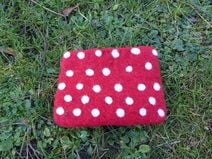 short'n'pietz handgefilztes Portemonnaie  mit Reißverschluß von short'n'pietz