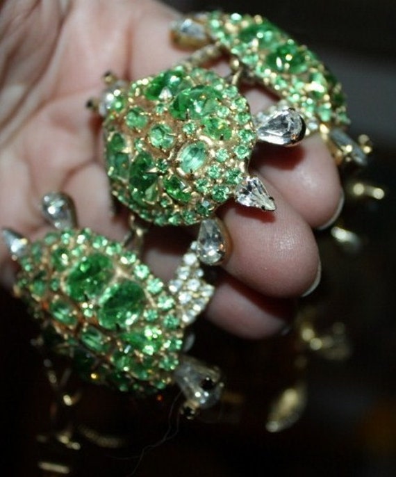 Designer Bauer Strass Schildkröte Armband Manschette Stil Groß Und Atemberaubend von showdiva