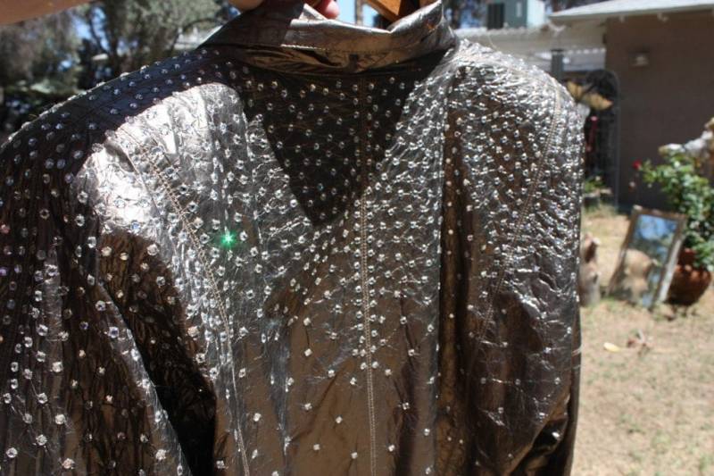 Vintage Lederjacke Über Tausend Kristall Strass Die Meisten Bling Ever Sparkle von showdiva