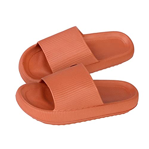 shownicer Badeschlappen Damen Herren Sandalen Sommer Unisex Badeschuhe Home Slippers Gartenschuhe Badelatschen rutschfest Pantoffeln Indoor Outdoor Hausschuhe Strand Sandale A Orange 40/41 EU shownicer Badeschlappen Damen Herren Sandalen Sommer Unisex Badeschuhe Home Slippers Gartenschuhe Badelatschen rutschfest Pantoffeln Indoor Outdoor Hausschuhe Strand Sandale A Orange 40/41 EU von shownicer