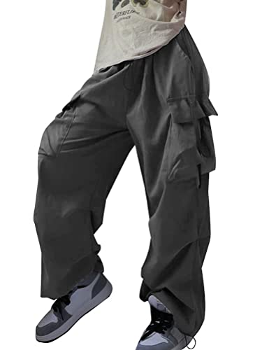 shownicer Cargohose Damen Low Waist Cargo Jeans Gerade Breites Bein Baggy Denim Hosen Y2k Aesthetic Vintage Jeanshosen 90er Streetwear X7 Schwarz L shownicer Cargohose Damen Low Waist Cargo Jeans Gerade Breites Bein Baggy Denim Hosen Y2k Aesthetic Vintage Jeanshosen 90er Streetwear X7 Schwarz L von shownicer