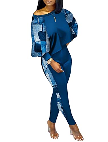 shownicer Damen Elegant Business Anzug Set Hosenanzug Hose 2-teilig Anzug Karo Kariert Zweiteiler Slimfit Streetwear B Blau L shownicer Damen Elegant Business Anzug Set Hosenanzug Hose 2-teilig Anzug Karo Kariert Zweiteiler Slimfit Streetwear B Blau L von shownicer