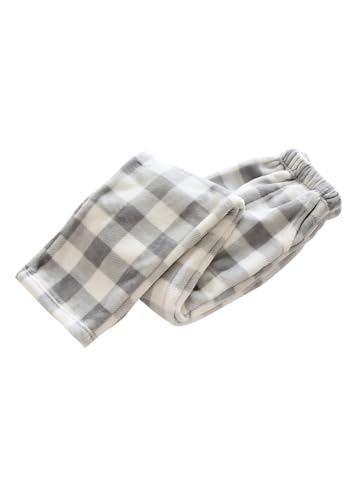 shownicer Damen Flauschige Plüsch Karierte Pyjamahose Winter Warme Plüschhose Bequeme Schlafanzughose Mit Taschen Haushose Fleecehose Sporthose A Grau XL shownicer Damen Flauschige Plüsch Karierte Pyjamahose Winter Warme Plüschhose Bequeme Schlafanzughose Mit Taschen Haushose Fleecehose Sporthose A Grau XL von shownicer
