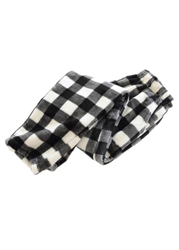 shownicer Damen Flauschige Plüsch Karierte Pyjamahose Winter Warme Plüschhose Bequeme Schlafanzughose Mit Taschen Haushose Fleecehose Sporthose A Schwarz XXL shownicer Damen Flauschige Plüsch Karierte Pyjamahose Winter Warme Plüschhose Bequeme Schlafanzughose Mit Taschen Haushose Fleecehose Sporthose A Schwarz XXL von shownicer