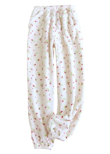 shownicer Damen Flauschige Plüsch Karierte Pyjamahose Winter Warme Plüschhose Bequeme Schlafanzughose Mit Taschen Haushose Fleecehose Sporthose F Rot M shownicer Damen Flauschige Plüsch Karierte Pyjamahose Winter Warme Plüschhose Bequeme Schlafanzughose Mit Taschen Haushose Fleecehose Sporthose F Rot M von shownicer