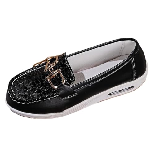 shownicer Damen Loafer Mokassins Orthopädische Schuhe Segelschuhe Bootsschuhe aus PU Leder Freizeit Schuhe Halbschuhe Walkingschuhe A Schwarz 43 shownicer Damen Loafer Mokassins Orthopädische Schuhe Segelschuhe Bootsschuhe aus PU Leder Freizeit Schuhe Halbschuhe Walkingschuhe A Schwarz 43 von shownicer