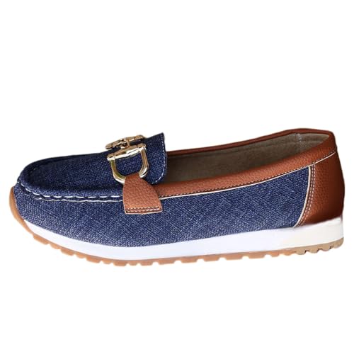 shownicer Damen Loafer Mokassins Orthopädische Schuhe Segelschuhe Bootsschuhe aus PU Leder Freizeit Schuhe Halbschuhe Walkingschuhe C Blau 38 shownicer Damen Loafer Mokassins Orthopädische Schuhe Segelschuhe Bootsschuhe aus PU Leder Freizeit Schuhe Halbschuhe Walkingschuhe C Blau 38 von shownicer