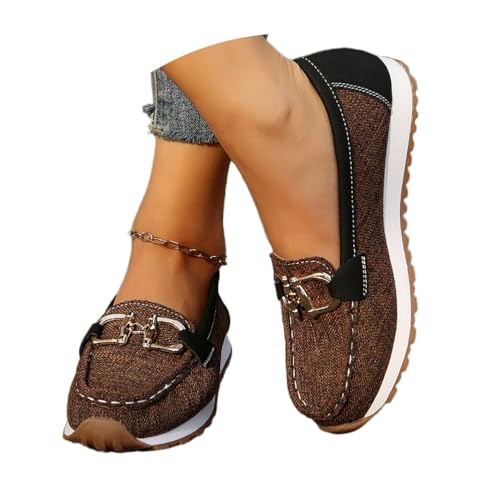 shownicer Damen Loafer Mokassins Orthopädische Schuhe Segelschuhe Bootsschuhe aus PU Leder Freizeit Schuhe Halbschuhe Walkingschuhe C Braun 37 shownicer Damen Loafer Mokassins Orthopädische Schuhe Segelschuhe Bootsschuhe aus PU Leder Freizeit Schuhe Halbschuhe Walkingschuhe C Braun 37 von shownicer