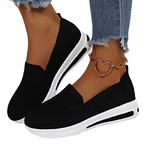 shownicer Damen Mokassin Bootsschuhe Sommer Mesh Plattform Loafers Leichte Atmungsaktiv Bootsportschuhe Freizeitschuhe Halbschuhe Wanderschuhe B Schwarz 40 EU shownicer Damen Mokassin Bootsschuhe Sommer Mesh Plattform Loafers Leichte Atmungsaktiv Bootsportschuhe Freizeitschuhe Halbschuhe Wanderschuhe B Schwarz 40 EU von shownicer