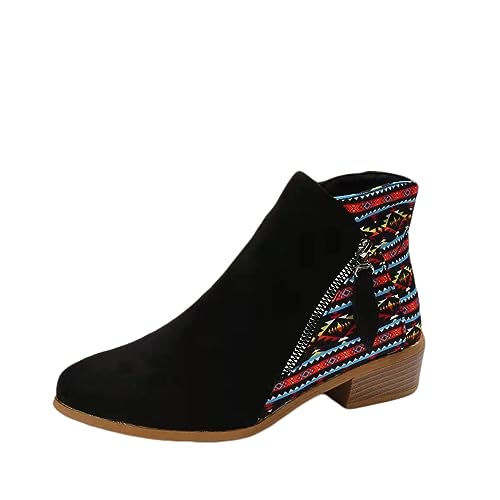 shownicer Damen Stiefeletten Chelsea Boot mit Blockabsatz Zipper Herbst Winter Ankle-Boots Niedrigem Absatz Schuhe Kurze Stiefel B Schwarz 38 EU shownicer Damen Stiefeletten Chelsea Boot mit Blockabsatz Zipper Herbst Winter Ankle-Boots Niedrigem Absatz Schuhe Kurze Stiefel B Schwarz 38 EU von shownicer