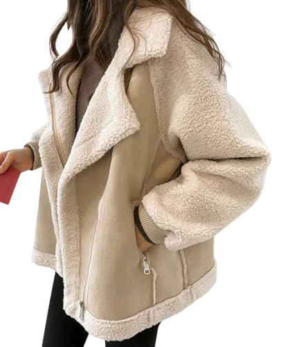 shownicer Damen Wollmantel Elegant Chic Windjacke Warm Wintermantel Langarm Freizeit Mantel Jacke Parka Overcoat Herbst Winter A Aprikose XXL shownicer Damen Wollmantel Elegant Chic Windjacke Warm Wintermantel Langarm Freizeit Mantel Jacke Parka Overcoat Herbst Winter A Aprikose XXL von shownicer