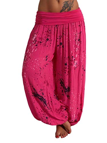 shownicer Haremshosen Damen Kurz Pumphose Hippie Pluderhose Lässige Stoffhose Weite Aladinhose Atmungsaktive Freizeithose Yogahose Strandhose mit Taschen Baggy Hose Leichte Sommerhose A Rosa 4XL shownicer Haremshosen Damen Kurz Pumphose Hippie Pluderhose Lässige Stoffhose Weite Aladinhose Atmungsaktive Freizeithose Yogahose Strandhose mit Taschen Baggy Hose Leichte Sommerhose A Rosa 4XL von shownicer