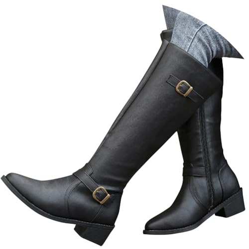 shownicer Stiefel Damen Bequeme Blockabsatz Winterstiefel Herbst Winter Langschaft Boots Damenstiefel Mit Reißverschluss A Schwarz 38 shownicer Stiefel Damen Bequeme Blockabsatz Winterstiefel Herbst Winter Langschaft Boots Damenstiefel Mit Reißverschluss A Schwarz 38 von shownicer