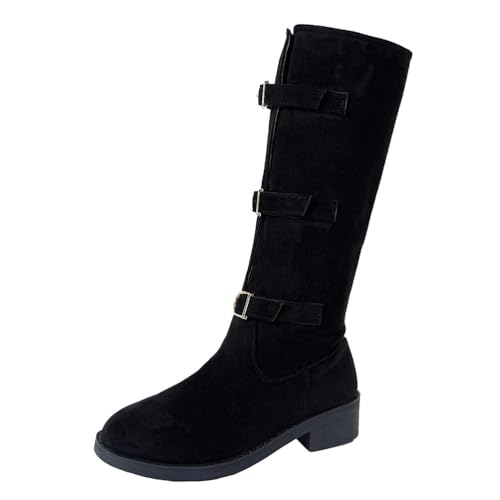 shownicer Stiefel Damen Casual Einfarbige Langschaft Boots Damenstiefel Bequeme Herbst Winter Winterstiefel A Schwarz 37 shownicer Stiefel Damen Casual Einfarbige Langschaft Boots Damenstiefel Bequeme Herbst Winter Winterstiefel A Schwarz 37 von shownicer
