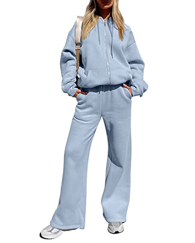 shownicer Trainingsanzug Damen Jogginganzug Sportanzug Zweiteiler Freizeitanzug 2 Teilig Kapuzenjacke Langarm Zipper Lange Sporthose Frauen Tracksuit Winter Streetwear Outfit A Blau M shownicer Trainingsanzug Damen Jogginganzug Sportanzug Zweiteiler Freizeitanzug 2 Teilig Kapuzenjacke Langarm Zipper Lange Sporthose Frauen Tracksuit Winter Streetwear Outfit A Blau M von shownicer