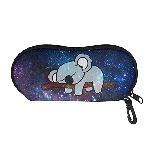 shrukkQQ Brillenetui weich mit Clip, Sonnenbrillen-Reiseetui für Kinder, Frauen, Mädchen, Koala, One size von shrukkQQ