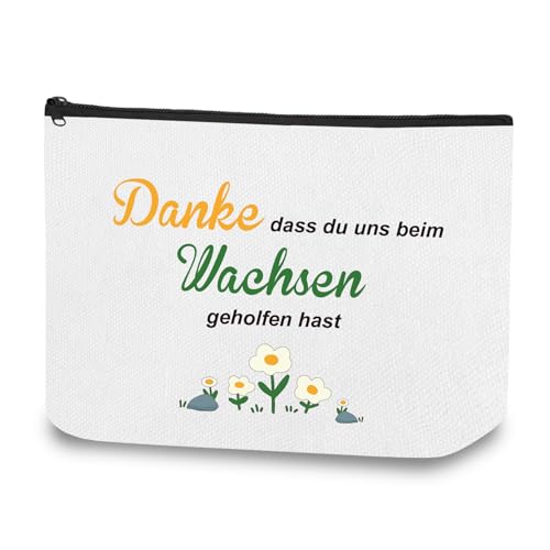 Erzieherin Geschenk,Danke Geschenk,Dankeschön Geschenke Make Up Tasche,Abschiedsgeschenk Erzieherin,Lehrerin Geschenk Erzieherin Weihnachten Abschluss Geschenk Lehrerin Makeup Tasche für Frauen von sidaopiu