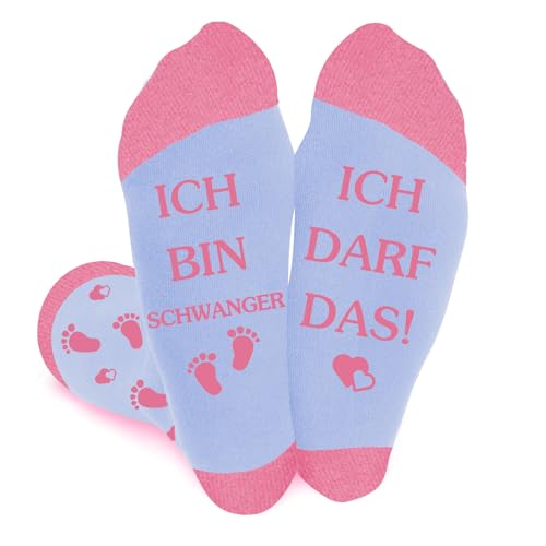 sidaopiu lustige Socken Geschenke für Werdende Mütter,Werdende Mama Geschenk Socken von sidaopiu