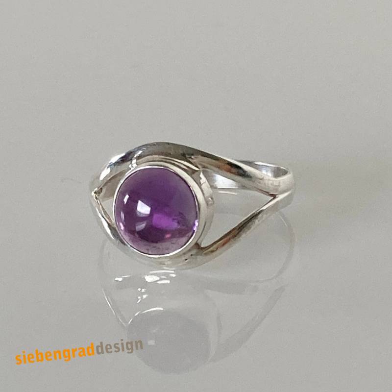 Amethyst - Ring Silber 925 Aj3 Verschiedene Größen von siebengrad