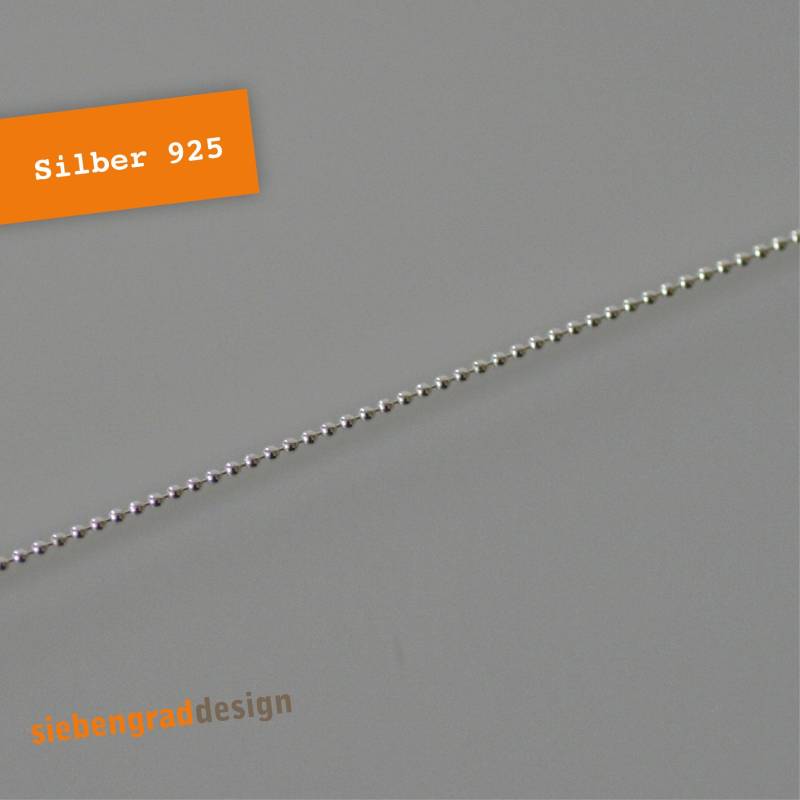 Filigrane Silber-Fußkette "Kugelkette" - Silber 925 Sehr Fein von siebengrad