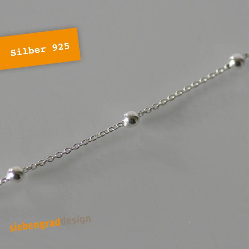 Silber-Fußkette "Kugeln" - Silber 925 von siebengrad