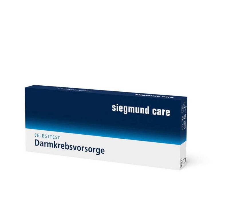 siegmund care Helicobacter Pylori-Schnelltest Darmkrebsvorsorge Selbsttest, 1-tlg., Dauer des Tests: 10 Minuten, Genauigkeit 93 % von siegmund care