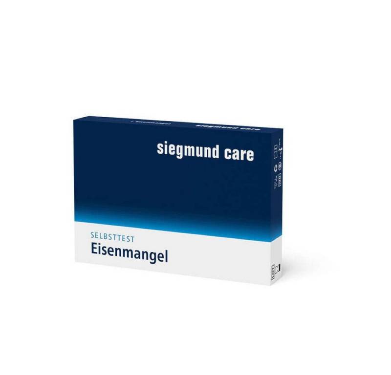 siegmund care Influenza-Schnelltest Eisenmangel Selbsttest, 1-tlg., Genauigkeit 98 %, Dauer des Tests: 10 Minuten von siegmund care