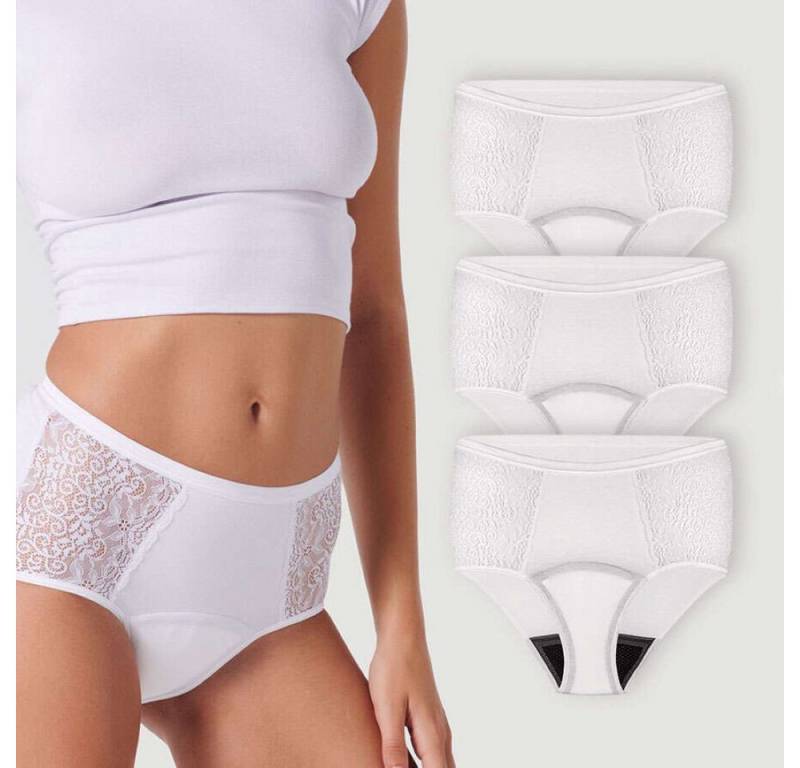 siegmund care Inkontinenz-Pants Damen Hipster mit Spitze seitlich, 60 ml in 24 Stunden, M Gr., 3-St. von siegmund care