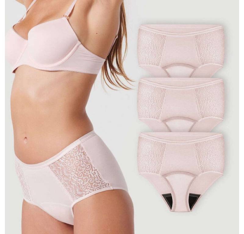 siegmund care Inkontinenz-Pants Damen Hipster mit Spitze seitlich, 60 ml in 24 Stunden, 3XL Gr., 3-St. von siegmund care