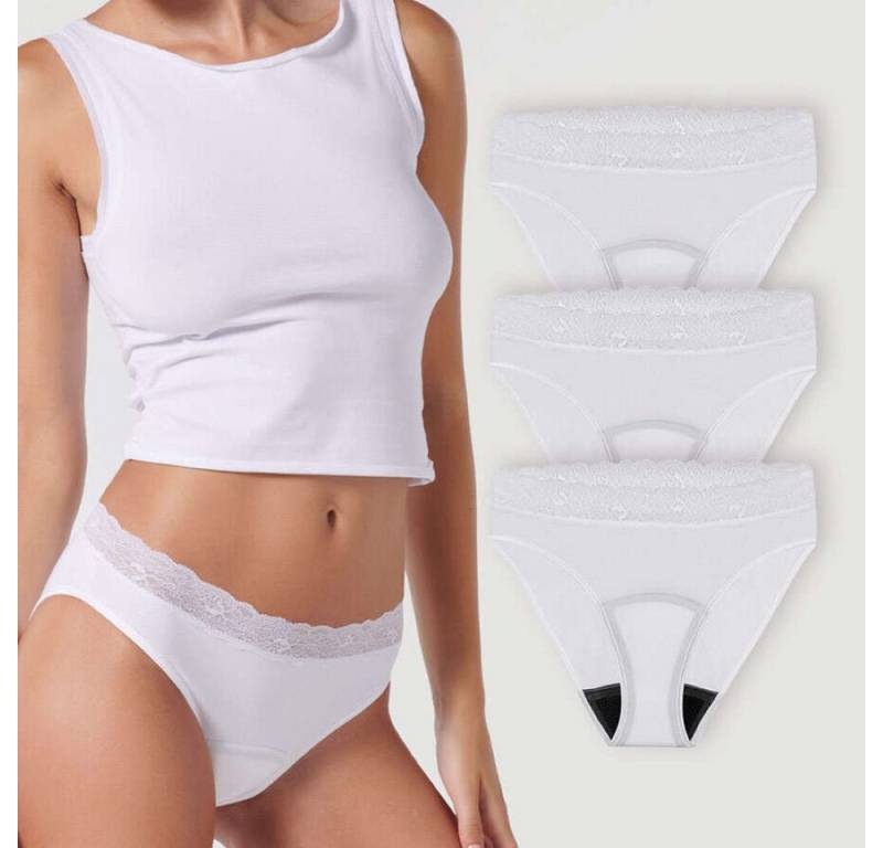 siegmund care Inkontinenz-Pants Damen Slip mit Spitze am Bund, 60 ml in 24 Stunden, M Gr., 3-St. von siegmund care