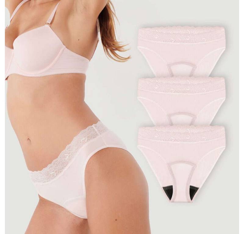 siegmund care Inkontinenz-Pants Damen Slip mit Spitze am Bund, 60 ml in 24 Stunden, XXL Gr., 3-St. von siegmund care