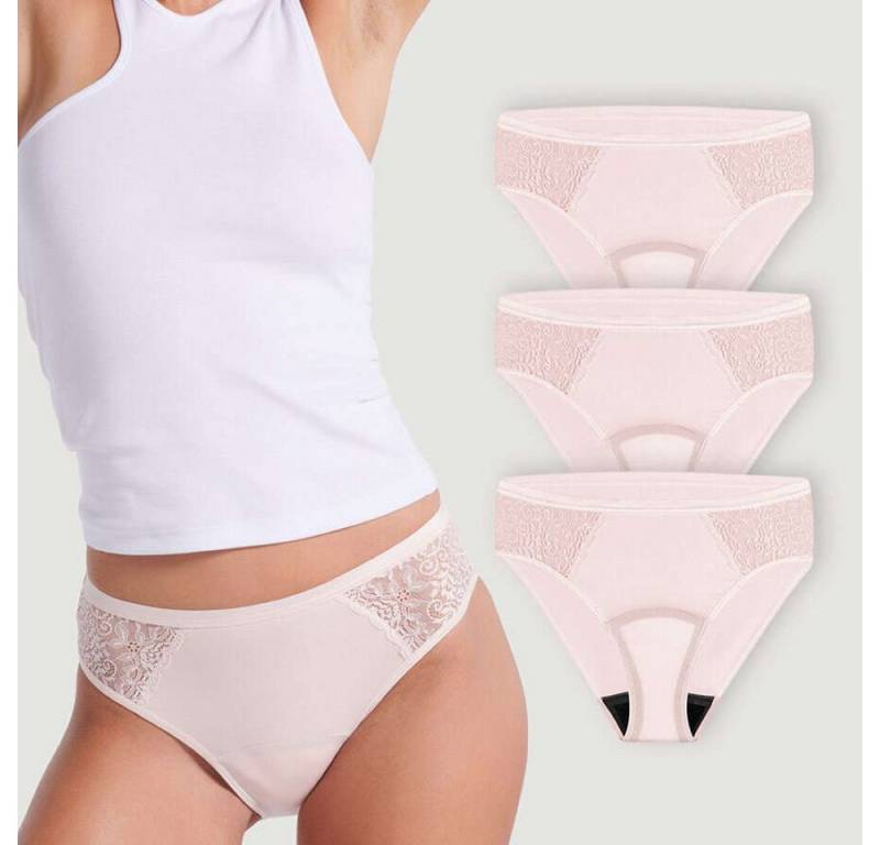 siegmund care Inkontinenz-Pants Damen Slip mit Spitze seitlich, 60 ml in 24 Stunden, XXL Gr., 3-St. von siegmund care