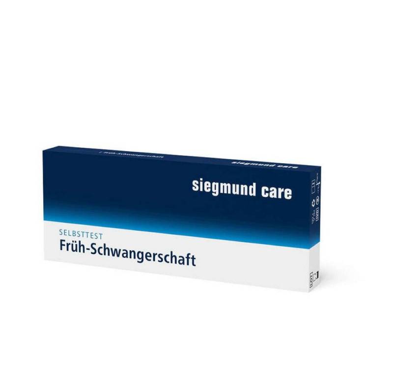 siegmund care Schwangerschaftstest Früh-Schwangerschaft Selbsttest, Dauer des Tests: 5 Minuten, 1-tlg., Genauigkeit 99 % von siegmund care