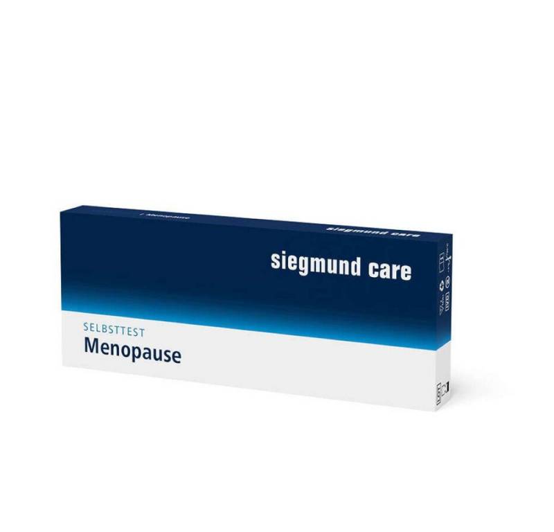 siegmund care Schwangerschaftstest Menopause Selbsttest, Dauer des Tests: 10 Minuten, 2-tlg., Genauigkeit 92,8 % von siegmund care