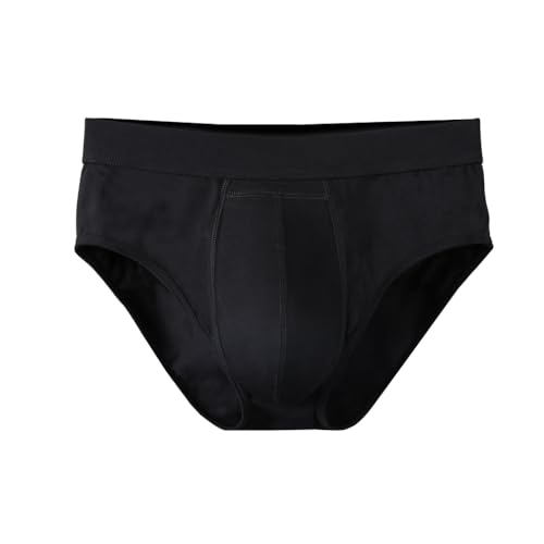 siegmund 3X Care Herren Slip in schwarz | Waschbare Hygieneunterwäsche mit bis zu 60ml Saugfähigkeit für den mehrmaligen Gebrauch | Größe XL | bei Blasenschwäche und Tröpfchenverlust von siegmund