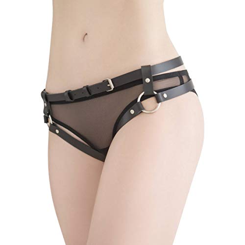 sigando Punk Leder Harness Taille Bein käfigbetten Geschirr Gothic Strumpfband Gürtel für Damen von sigando