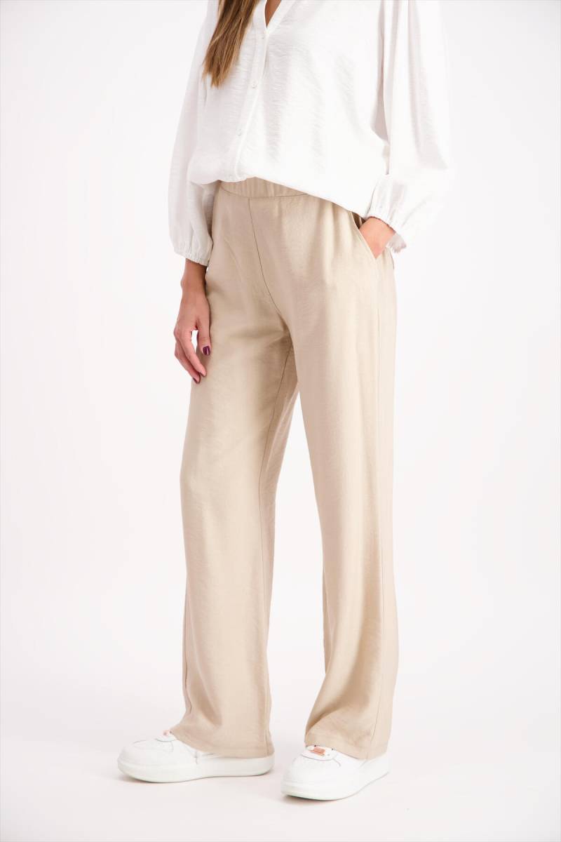 signe nature - Hose unifarben beige - Gr. - 42 von signe nature