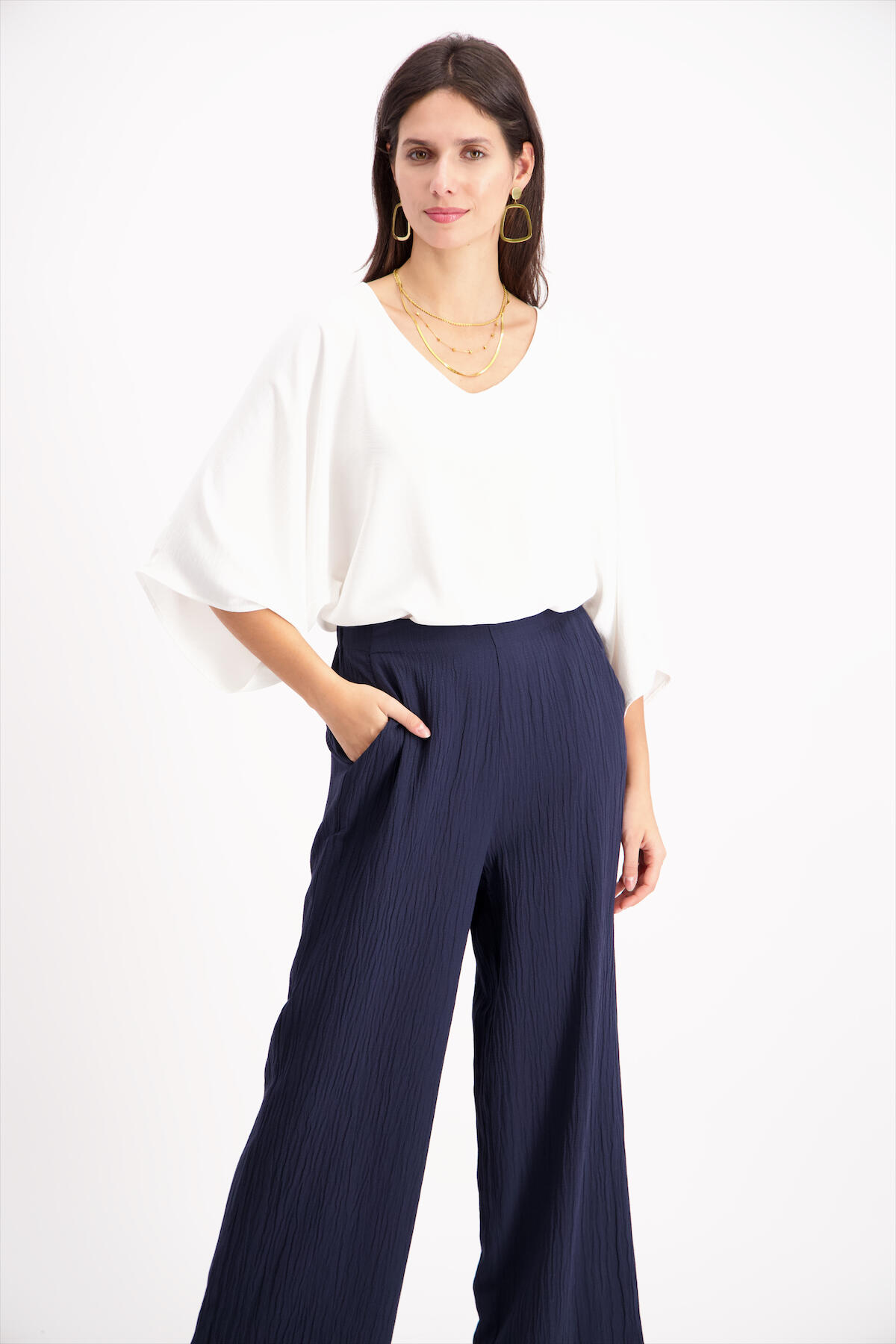 signe nature - Lockere Bluse weiß - Gr. - 36 von signe nature