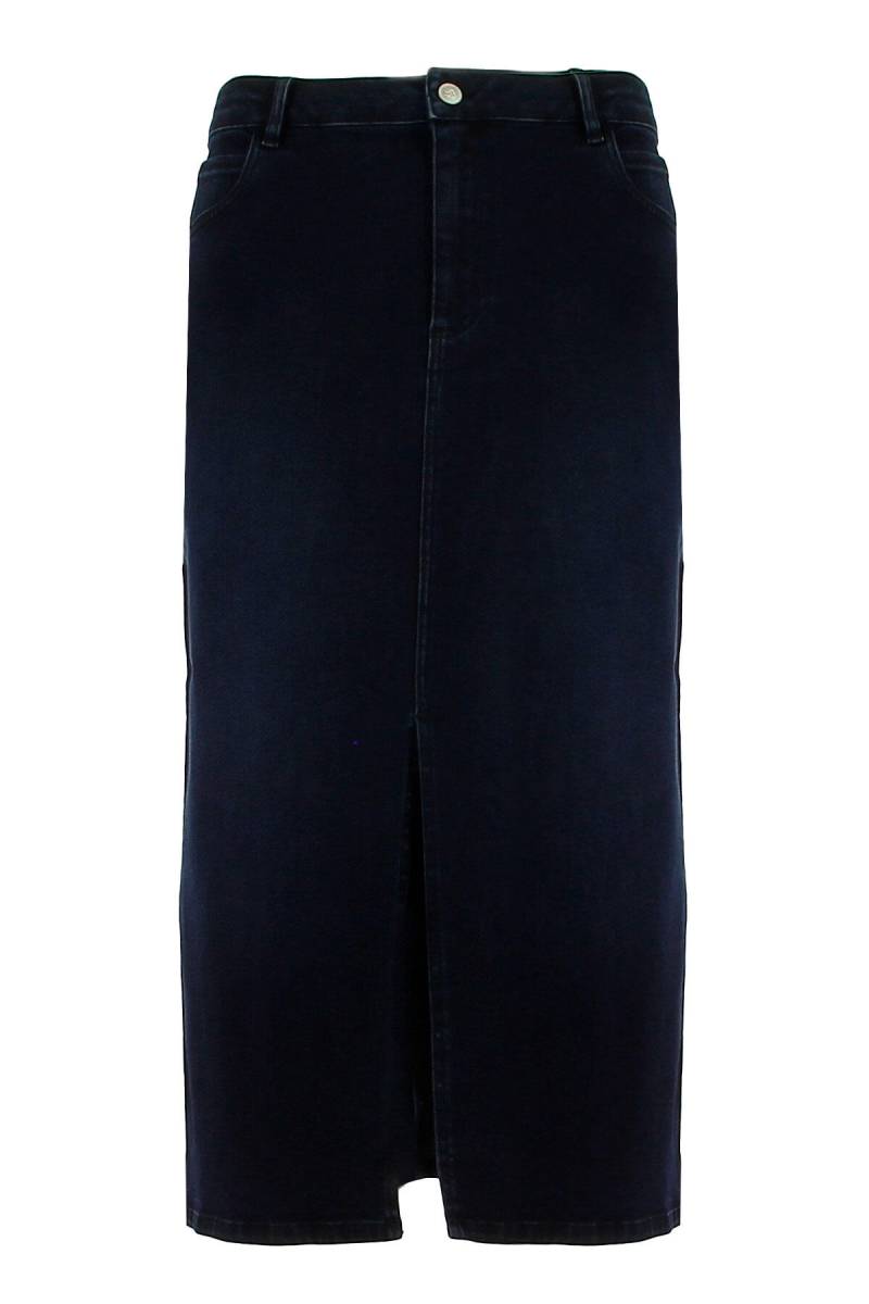 signe nature - Midi Jeansrock blau - Gr. - 36 von signe nature