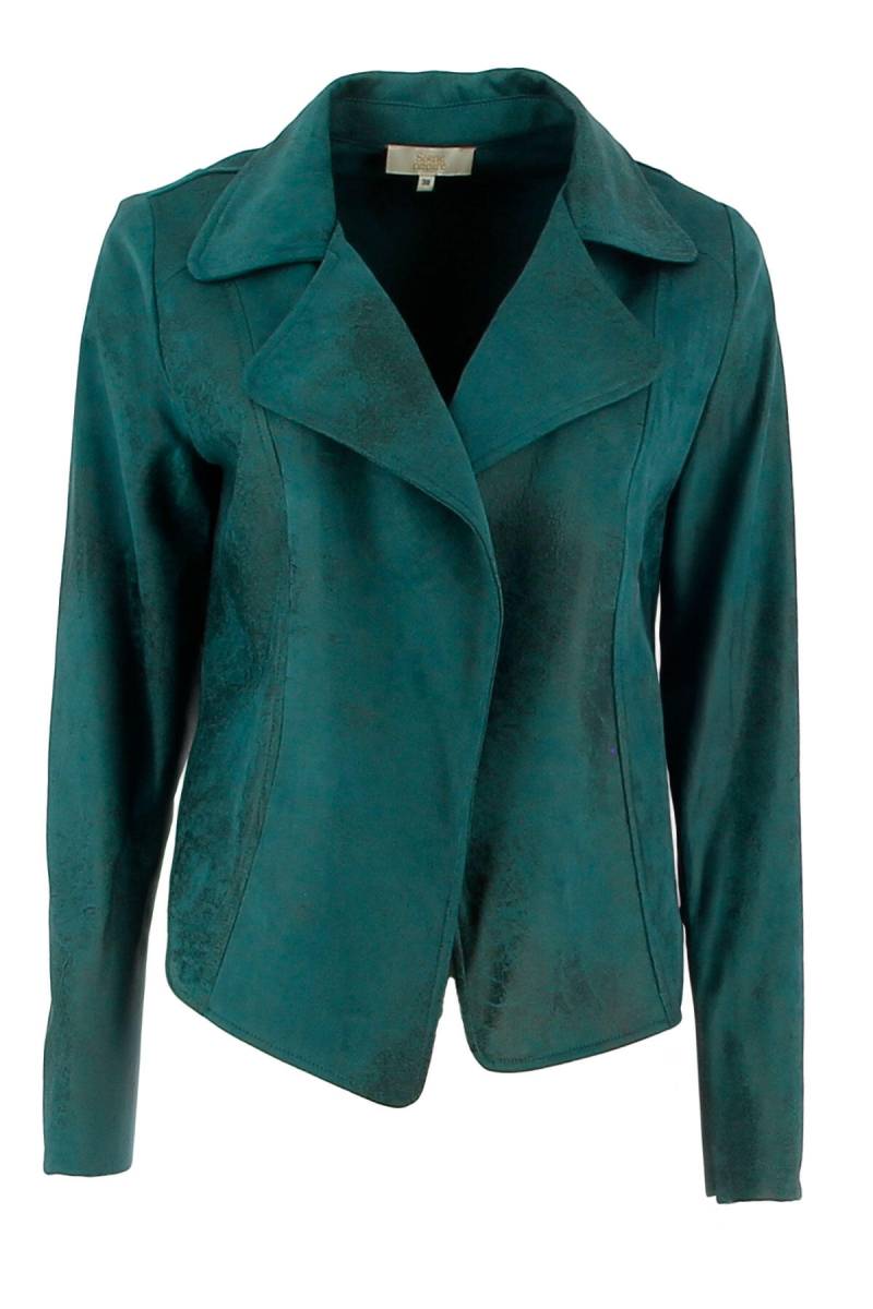 signe nature - Wildlederjacke grün - Gr. - 38 von signe nature