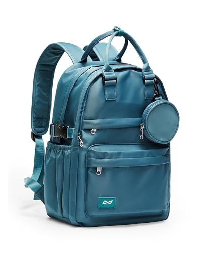 sikazan Rucksack Damen,Rucksack Universität,Schulrucksack Teenager,Schultasche Damen,Rucksack Schule（Pfau-Blau） von sikazan