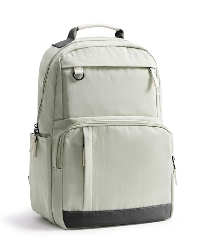 sikazan Rucksack Schule,Schulrucksack Teenager,Rucksack Univcersität,Laptop Rucksack Damen Herren, Casual Daypacks(Grün) von sikazan