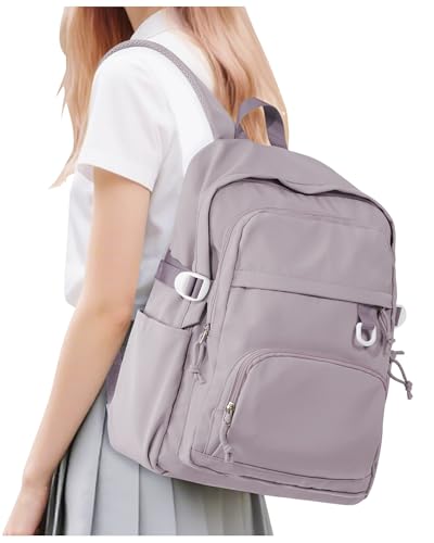 sikazan Leichter Schulrucksack für Damen & Teenager-Mädchen – Schultasche mit Laptopfach & Flaschenhalter, ideal für Schule, Uni & Pendeln, Lila sikazan Leichter Schulrucksack für Damen & Teenager-Mädchen – Schultasche mit Laptopfach & Flaschenhalter, ideal für Schule, Uni & Pendeln, Lila von sikazan